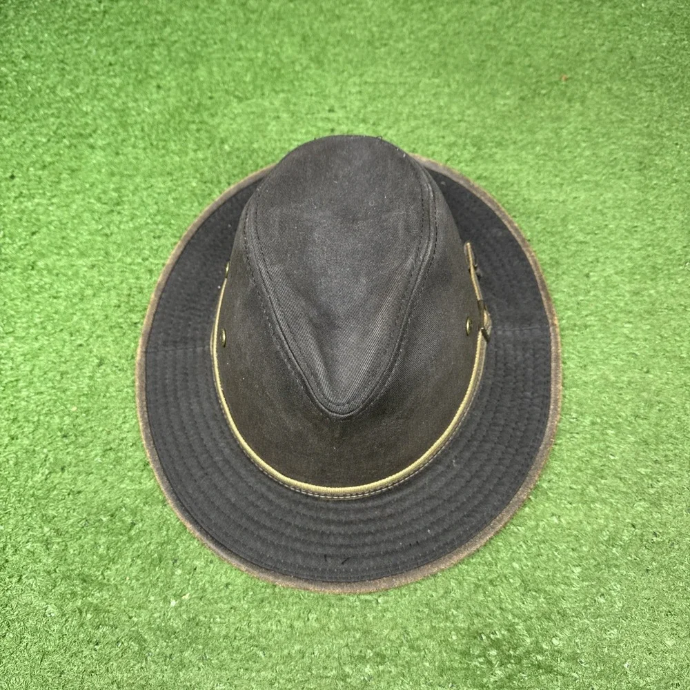 Vintage Stetson Men's Safari‎ Hat Brown Size Medium Good Condition